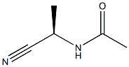 (+)-N-[(R)-1-Cyanoethyl]acetamide Struktur