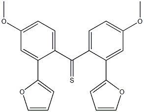 (2-Furanyl)4-methoxyphenyl thioketone Struktur