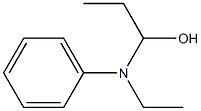 N-Ethyl-N-(1-hydroxypropyl)aniline Struktur