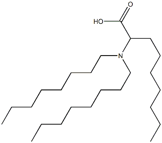 2-(Dioctylamino)nonanoic acid Struktur