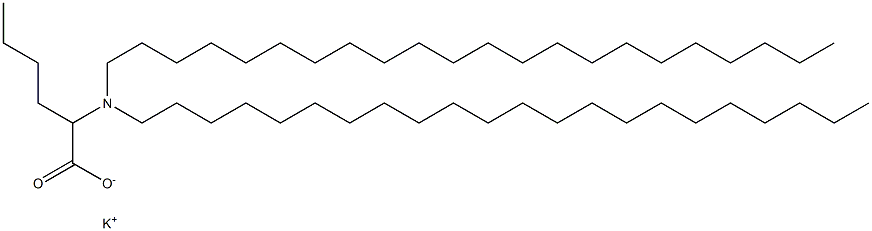 2-(Didocosylamino)hexanoic acid potassium salt Struktur