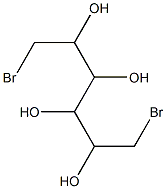 1,6-Dibromo-2,3,4,5-hexanetetrol Struktur