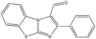 2-(Phenyl)imidazo[2,1-b]benzothiazole-3-carbaldehyde Struktur