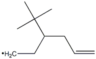 3-tert-Butyl-5-hexenyl radical Struktur