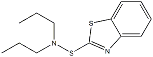 N,N-Dipropylbenzothiazole-2-sulfenamide Struktur