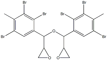 2,3,5-Tribromo-4-methylphenylglycidyl ether Struktur