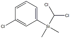 (Dichloromethyl)dimethyl(3-chlorophenyl)silane Struktur