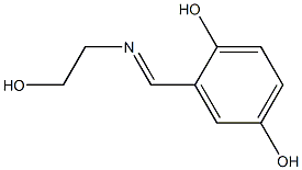 2-[(5-Hydroxysalicylidene)amino]ethanol Struktur