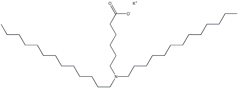 6-(Ditridecylamino)hexanoic acid potassium salt Struktur