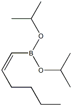 (Z)-1-[Bis(isopropoxy)boryl]-1-hexene Struktur