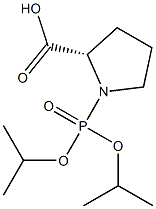 1-(Diisopropoxyphosphinyl)proline Struktur