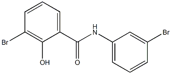 3,3'-Dibromo-2-hydroxybenzanilide Struktur