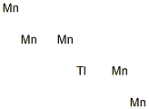 Pentamanganese thallium Struktur