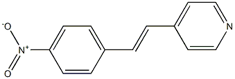 4-[2-(4-Nitrophenyl)ethenyl]pyridine Struktur