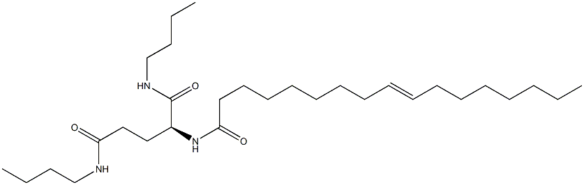 N2-(9-Heptadecenoyl)-N1,N5-dibutylglutaminamide Struktur