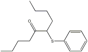 6-(Phenylthio)decan-5-one Struktur