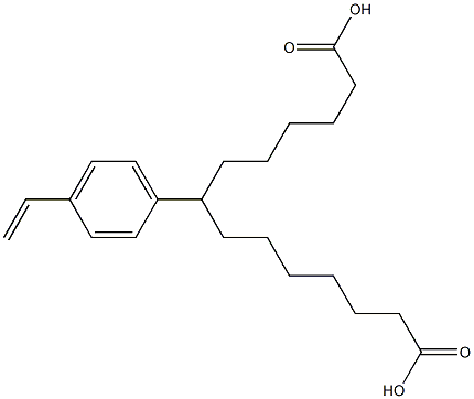 7-(4-Vinylphenyl)tetradecanedioic acid Struktur