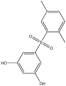 3,5-Dihydroxy-2',5'-dimethyl[sulfonylbisbenzene] Struktur