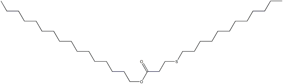 3-(Dodecylthio)propionic acid hexadecyl ester Struktur