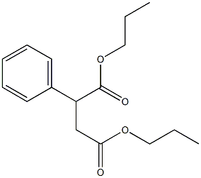 Phenylsuccinic acid dipropyl ester Struktur