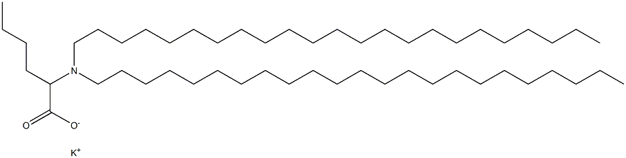 2-(Ditricosylamino)hexanoic acid potassium salt Struktur