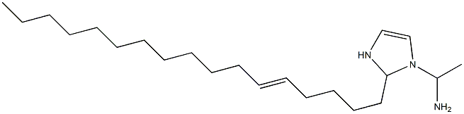 1-(1-Aminoethyl)-2-(5-heptadecenyl)-4-imidazoline Struktur