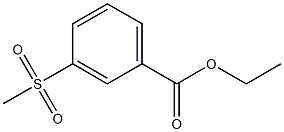 3-(Methylsulfonyl)benzoic acid ethyl ester Struktur