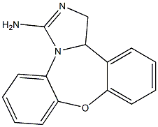 1,13b-Dihydrodibenz[b,f]imidazo[1,5-d][1,4]oxazepin-3-amine Struktur