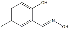 4-Methyl-2-(hydroxyiminomethyl)phenol Struktur