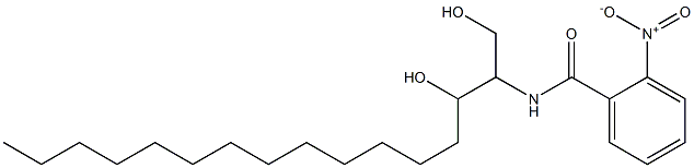 N-(1,3-Dihydroxyhexadecan-2-yl)-2-nitrobenzamide Struktur