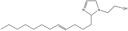 2-(4-Dodecenyl)-3-imidazoline-1-ethanol Struktur