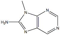 9-Methyl-9H-purin-8-amine Struktur