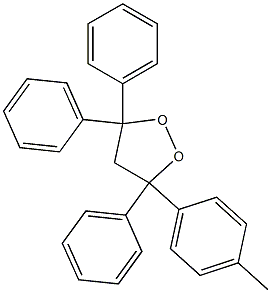 3-(4-Methylphenyl)-3,5,5-triphenyl-1,2-dioxolane Struktur