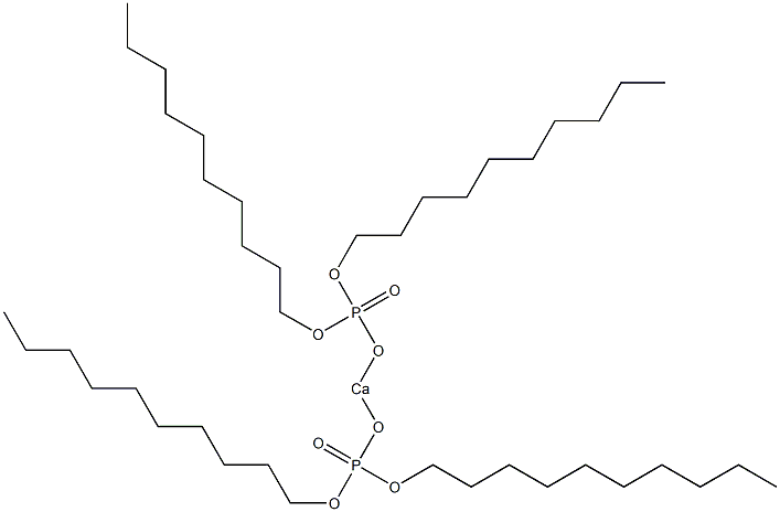 Bis[di(decyloxy)phosphinyloxy]calcium Struktur