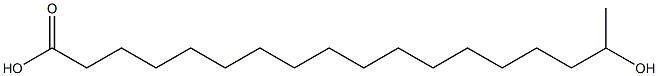 17-Hydroxystearic acid Struktur