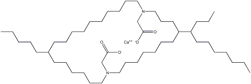 Bis[N,N-didodecylglycine]calcium salt Struktur