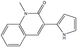 3-(1H-Pyrrol-2-yl)-1-methylquinolin-2(1H)-one Struktur