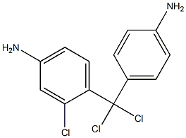 (2-Chloro-4-aminophenyl)(4-aminophenyl)dichloromethane Struktur