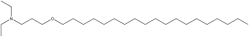 N,N-Diethyl-3-(nonadecyloxy)propylamine Struktur