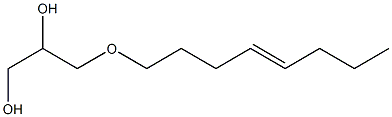 3-(4-Octenyloxy)-1,2-propanediol Struktur