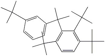 2-(2,3,6-Tri-tert-butylphenyl)-2-(3-tert-butylphenyl)propane Struktur