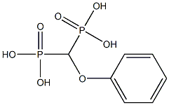 (Phenoxymethylene)bisphosphonic acid Struktur