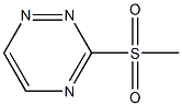 3-(Methylsulfonyl)-1,2,4-triazine Struktur