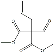 2-Formyl-2-allylmalonic acid dimethyl ester Struktur