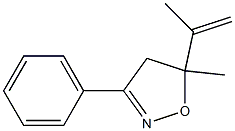 5-Methyl-5-(1-methylvinyl)-3-phenyl-4,5-dihydroisoxazole Struktur