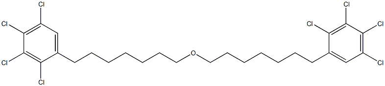 2,3,4,5-Tetrachlorophenylheptyl ether Struktur