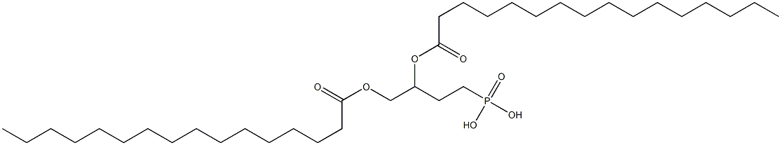 [3,4-Bis(palmitoyloxy)butyl]phosphonic acid Struktur