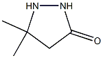 5,5-Dimethylpyrazolidin-3-one Struktur