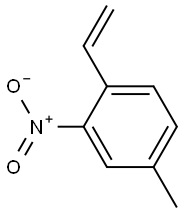 1-Nitro-2-ethenyl-5-methylbenzene Struktur