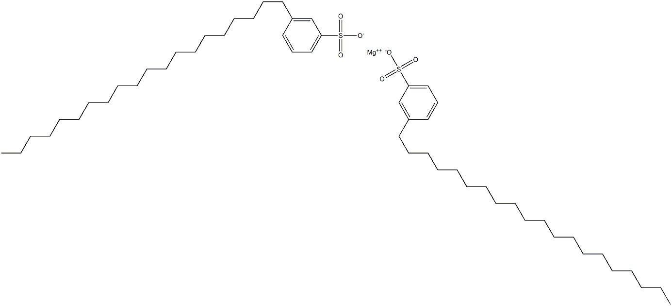 Bis(3-icosylbenzenesulfonic acid)magnesium salt Struktur